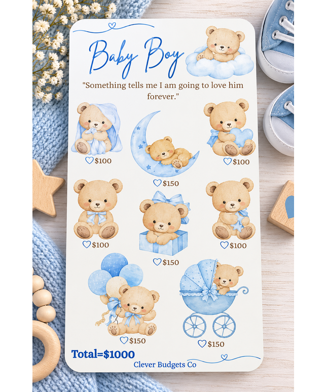 Baby Boy Challenge Insert