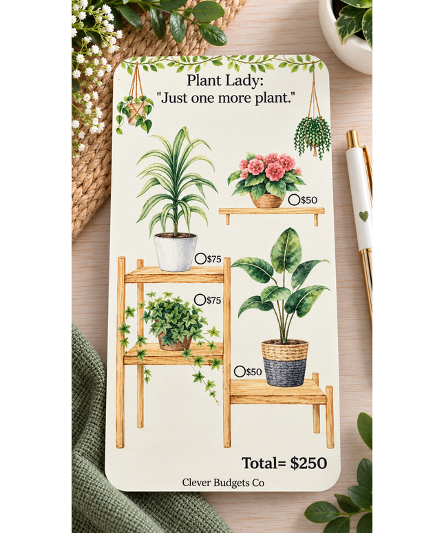 Plant Lady Challenge Insert