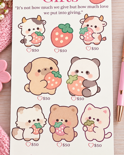 Strawberry Challenge Insert