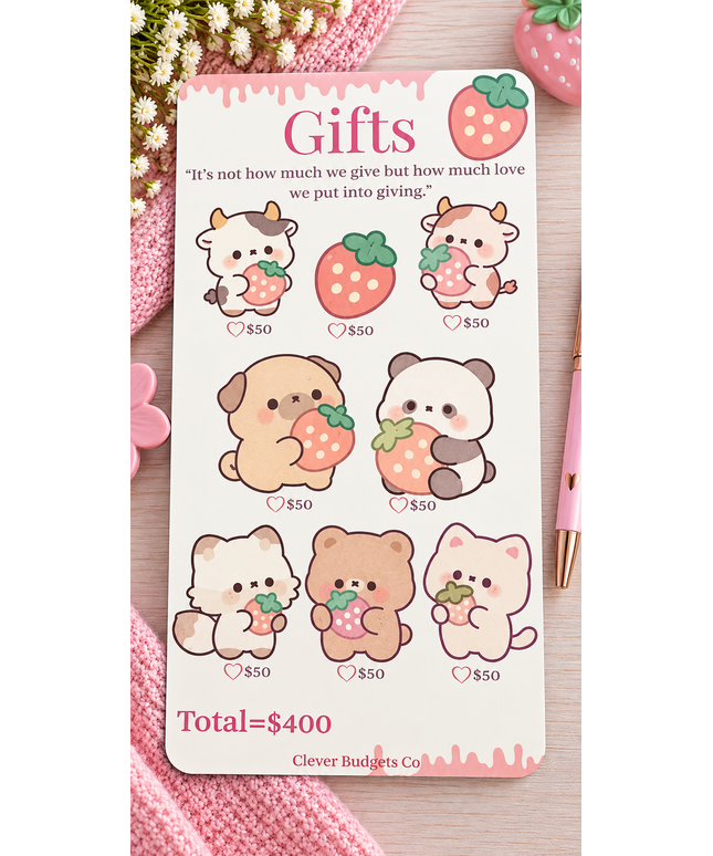 Strawberry Challenge Insert