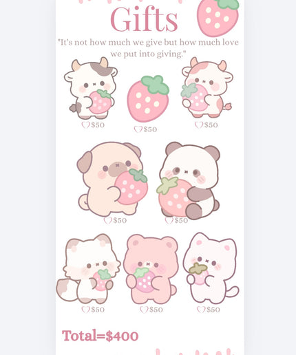 Strawberry Challenge Insert