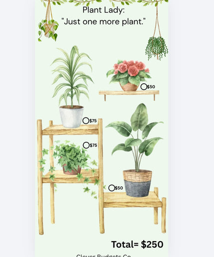 Plant Lady Challenge Insert