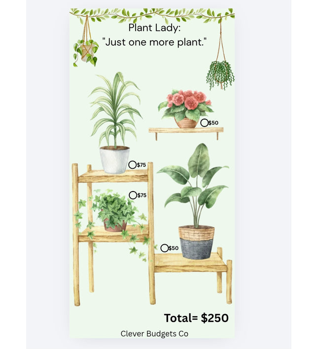 Plant Lady Challenge Insert