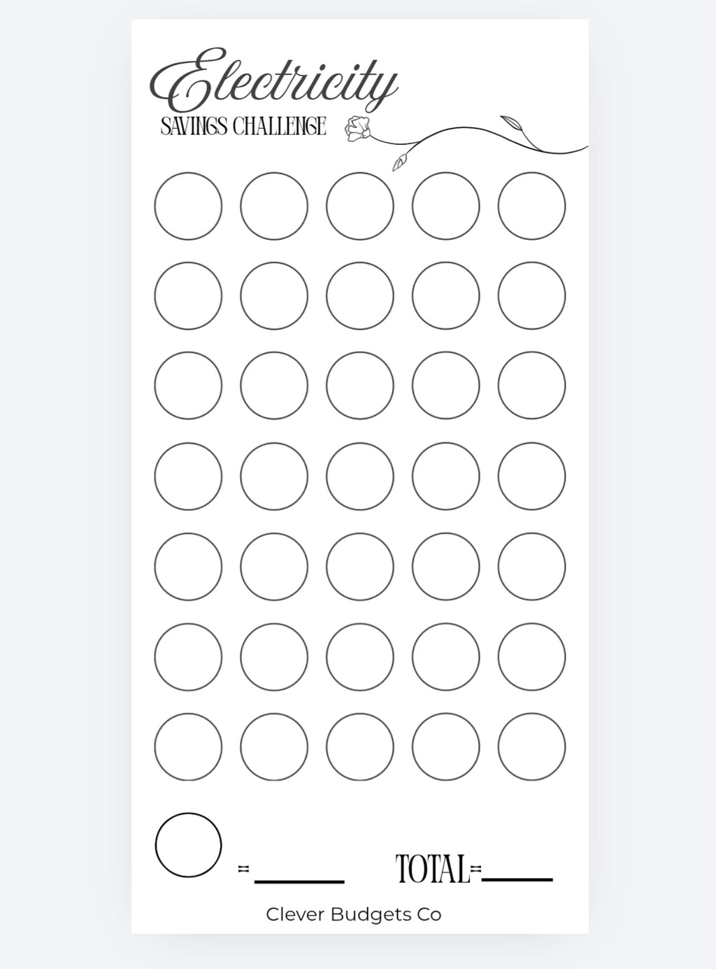 One Month Ahead Saving Challenge, Personalize your savings goal and categories to match your preferences.