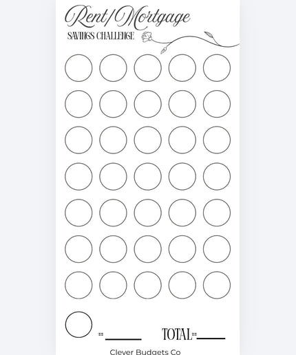One Month Ahead Saving Challenge.