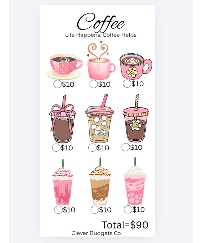 Coffee Challenge Insert