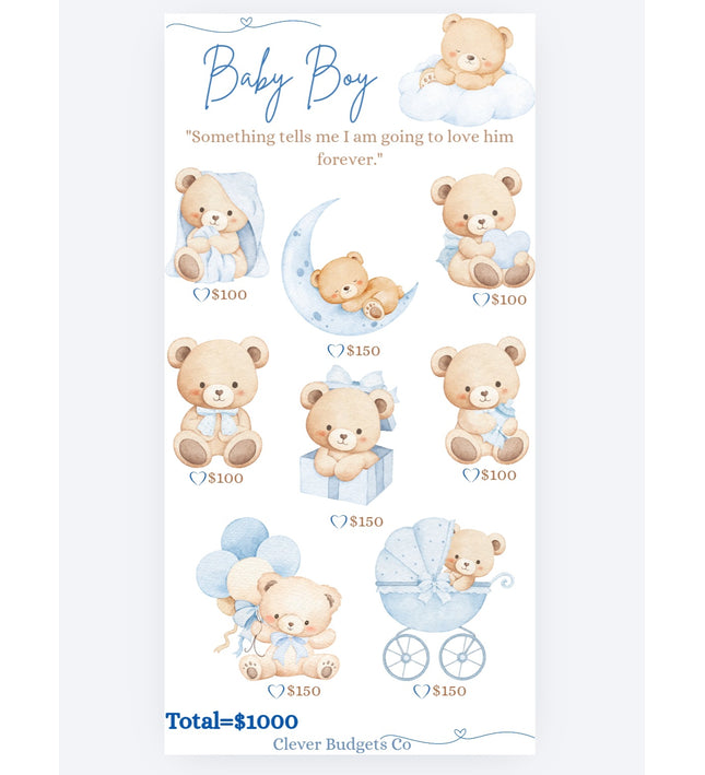 Baby Boy Challenge Insert